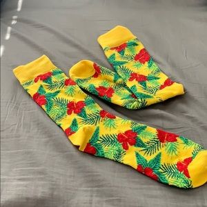 Long floral socks (long)